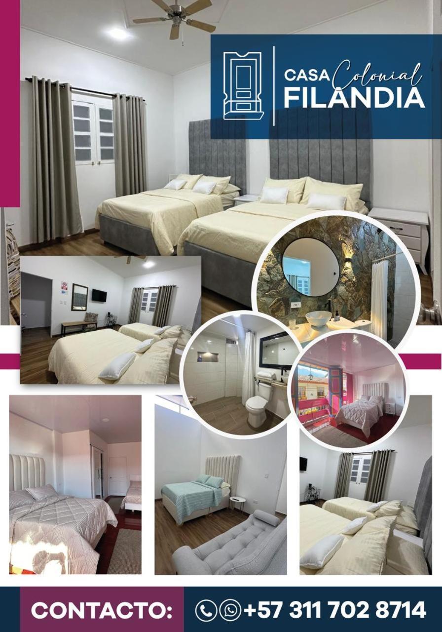 Casa Colonial Filandia Apartment Luaran gambar
